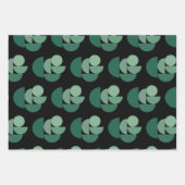 Sage Green Stylish Geometric Shaptern Pattern Inpakpapier Vel (Voorkant 2)