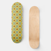 Sage Green Sunflower Persoonlijk Skateboard (Voorkant)