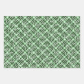 Sage Green tartan plaid Inpakpapier Vel (Voorkant 3)
