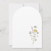 Sage Green Tea Party Baby in Bloom Baby shower Kaart (Achterkant)