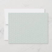 Sage Green Teapot & Tea Cup Stationery Note Kaart Notitiekaartje (Achterkant)