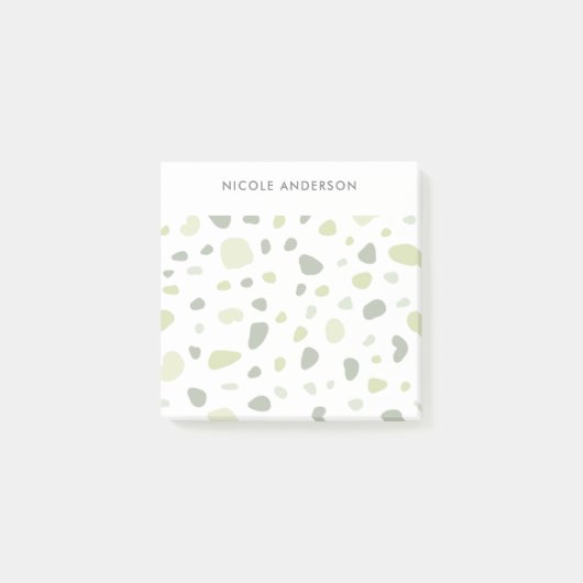 Sage Green Terracotta Personalized Post-it® Notes (Voorkant)