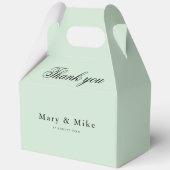 Sage Green Thank You Box for Any Occasion Gable Bedankdoosjes (Voorkant)