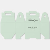 Sage Green Thank You Box for Any Occasion Gable Bedankdoosjes (Ongevouwen)