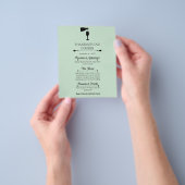 Sage Green Thanksgiving Dinner Event Flyer (Hand)