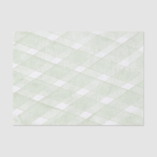 Sage Green Tissue Paper Tissuepapier (Voorkant)