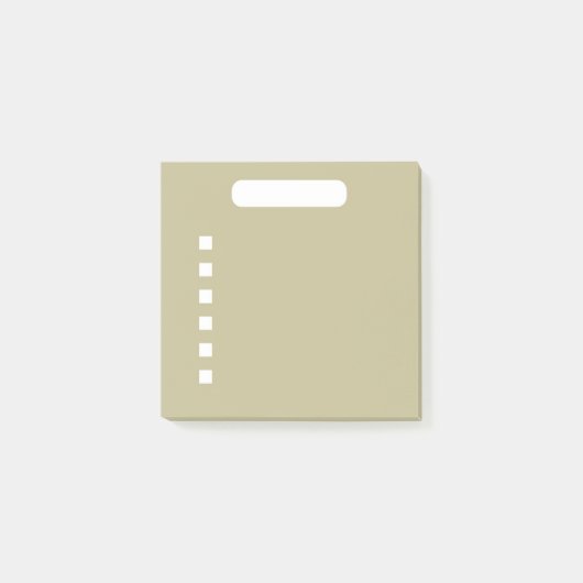 Sage Green to-do lijst Post-it® Notes (Voorkant)