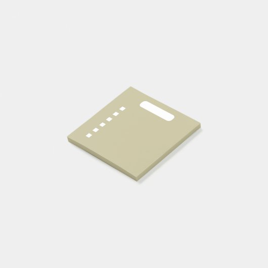 Sage Green to-do lijst Post-it® Notes (Schuin)