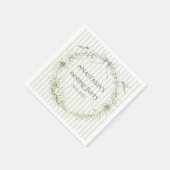 Sage Green Toile De Juoy Nesting Party Servet (Hoek)