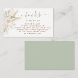 Sage Green Tropical Books for Baby Girl Kaart