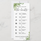 Sage Green verlaat het trouwprogramma van de Orde  Kaart (Voorkant)