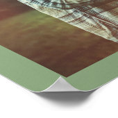 Sage Green Verloving Foto bruiloft Welkom Poster (Hoek)