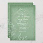 Sage Green Vintage Kaart (Voorkant / Achterkant)