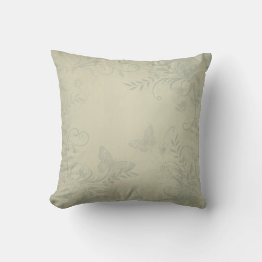 Sage Green Vintage Kussen (Voorkant)