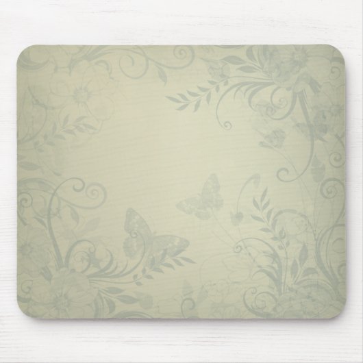 Sage Green Vintage Muismat (Voorkant)