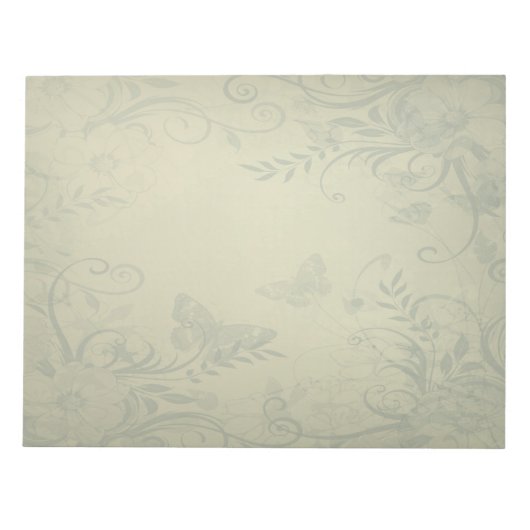 Sage Green Vintage Notitieblok (Voorkant)
