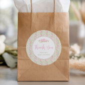 Sage Green Vintage Rose Thank You Ronde Sticker