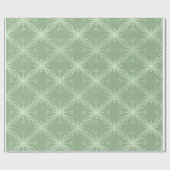 Sage green w. patroon cadeaupapier (Vlak)