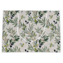 Sage Green Watercolor French Country Olive