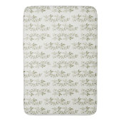 Sage Green Watercolor French Country Olive Pattern Badmat (Voorkant Verticaal)