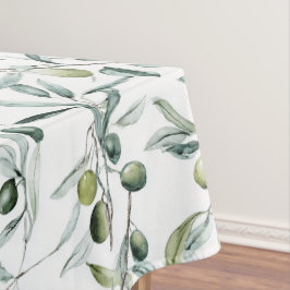 Sage Green Watercolor French Country Olive  Tafelkleed