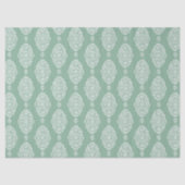 Sage Green Watercolor Pattern Tissuepapier (Voorkant)