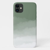 Sage Green Waterverf Ombre Case-Mate iPhone Case (Achterkant)