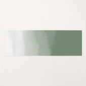 Sage Green Waterverf Ombre Yogamat (Voorkant (horizontaal))