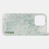 Sage Green Waterverf Phone Case (Achterkant (horizontaal))
