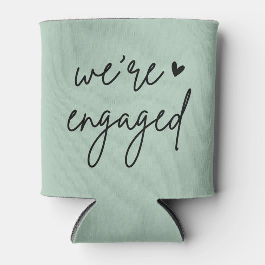 Sage Green We zijn Betoners van de Engagement Part Blikjeskoeler (Voorkant)