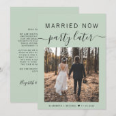 Sage Green Weddenschap met huwelijk (Voorkant / Achterkant)