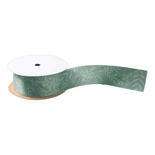Sage Green Wedding  Botanical Satijnen Lint