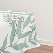 Sage Green Wedding  Botanical Tafelkleed (Voorbeeld)