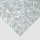 Sage Green Wedding  Botanical Tissuepapier (Detail)