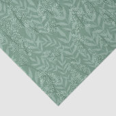 Sage Green Wedding Botanical Tissuepapier (Detail)