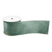 Sage Green Wedding  Botanische Satin Ribbon Satijnen Lint (Spoel)