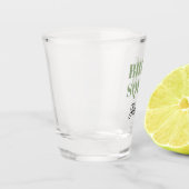 Sage Green Wedding Bride Squad Personalized Shot Glas (Links)