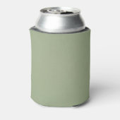 Sage Green Wedding Can Cooler (Blikje Achterkant)