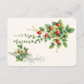 Sage Green Wedding Enclosure Card Set Informatiekaartje (Achterkant)