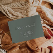 Sage Green Wedding Envelope Adres Sjabloon