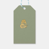 Sage Green Wedding Favoriet Label Cadeaulabel (Voorkant)