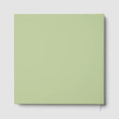 Sage Green Wedding Folie gastenboek (Achterkant)