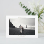 Sage Green Wedding Foto Hartelijk dank Bedankkaart (Staand voorkant)