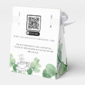 Sage Green Wedding Guest Favors Bedankdoosjes (Achterkant)