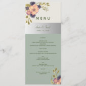 Sage Green Wedding Menu (Voorkant)