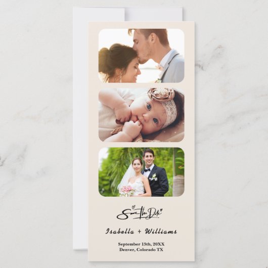 Sage Green Wedding Sla de datum op Kalender QR-cod (Achterkant)