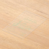 Sage Green Western Cowgirl Afstudeerfeest Acryl Uitnodigingen (Laagn)