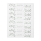 Sage Green Whimsical Botanical Line Art Return (Vel)