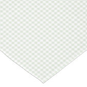 Sage Green White Chic Home Decor Geruit Patroon Tafelkleed (Gekanteld)