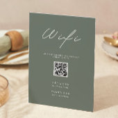 Sage Green WiFi-code, QR-code WiFi Connect Kaart